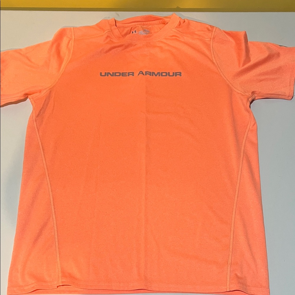 Under Armour Neon Orange Performance Tee